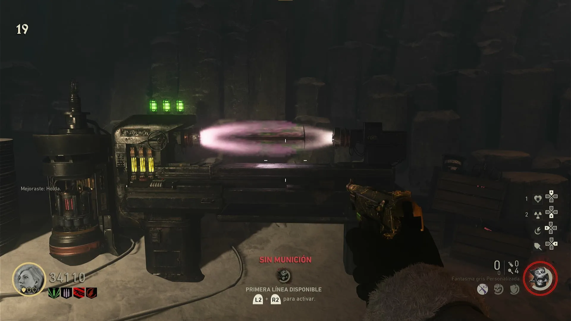 Arma especial mejorada con Pack-A-Punch