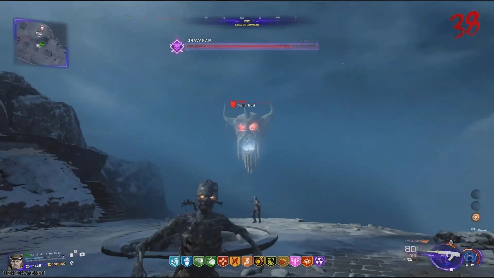 Boss Fight contra Drakavar y Gjallarfrost