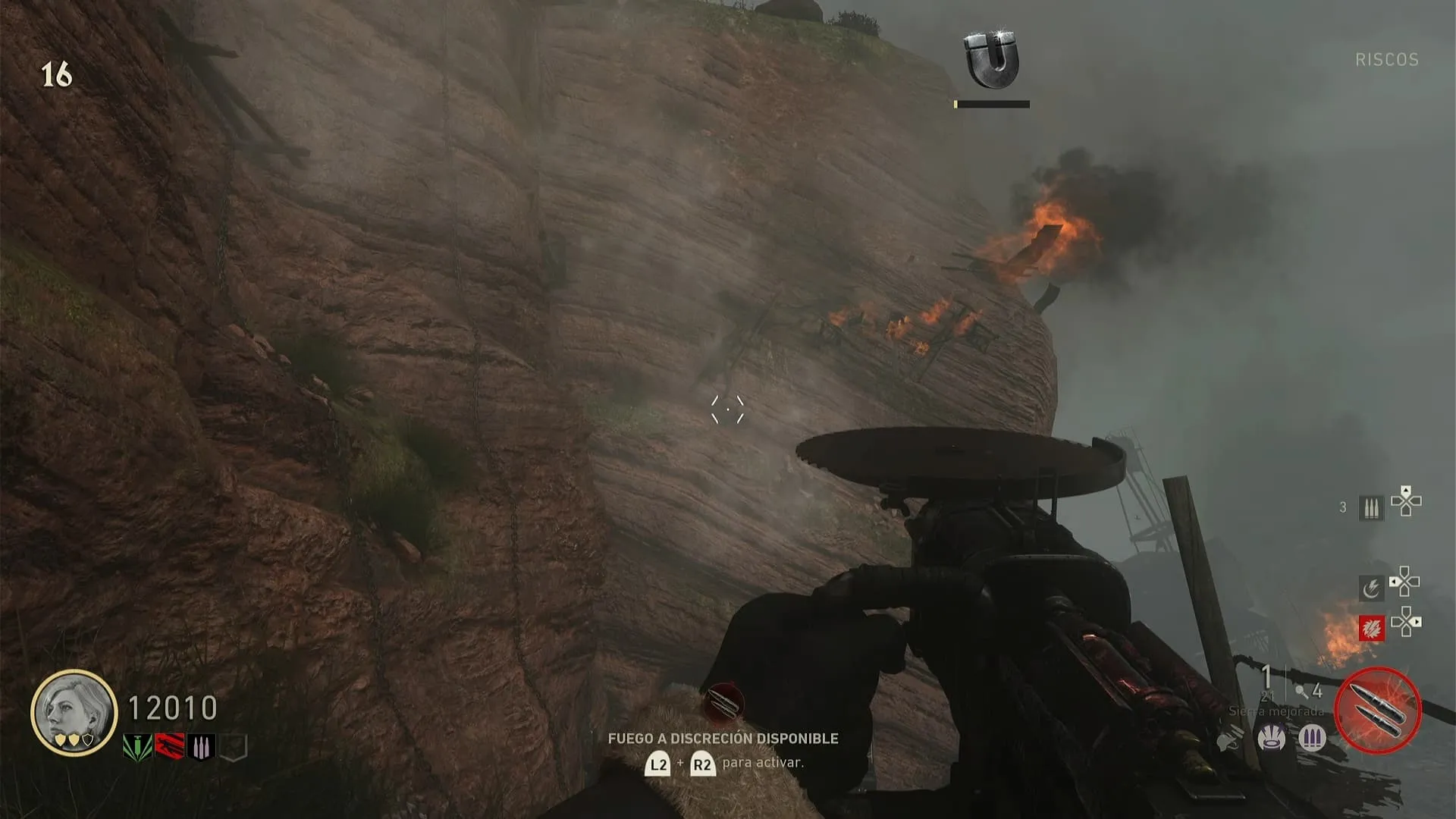 Cadáver del piloto sobre Schildblitz