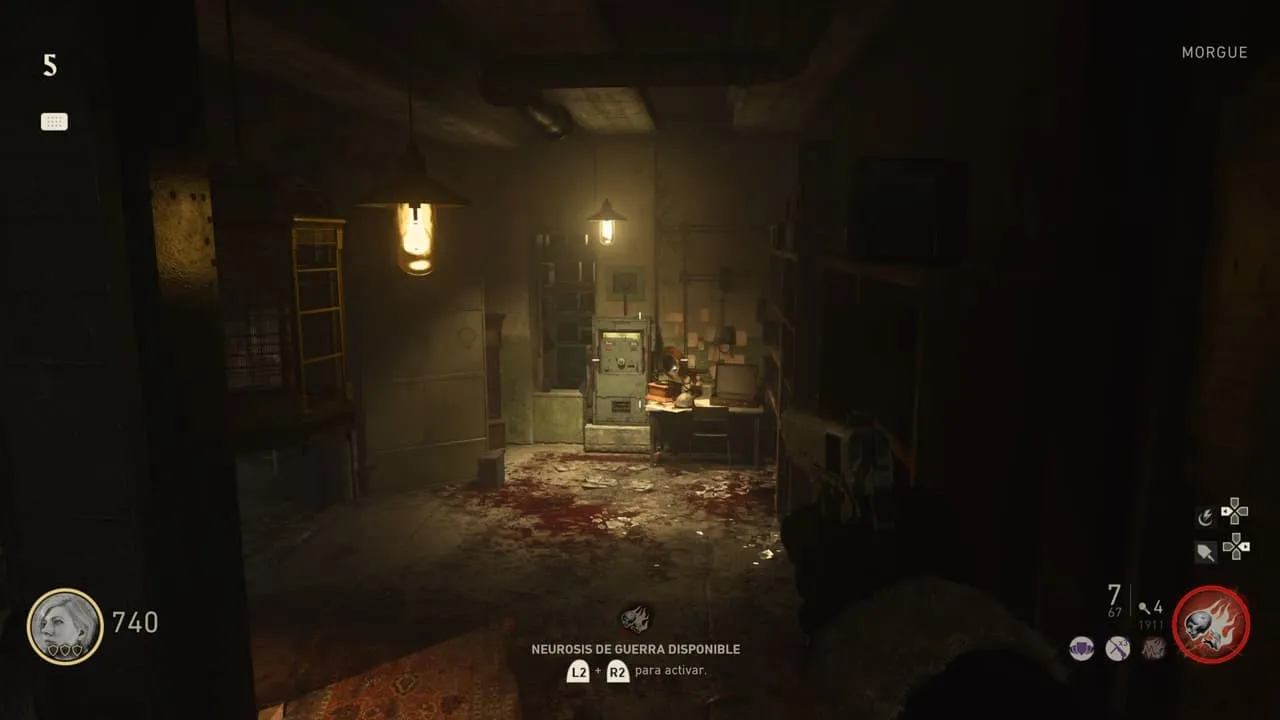 Segunda ubicación dentro de la Morgue