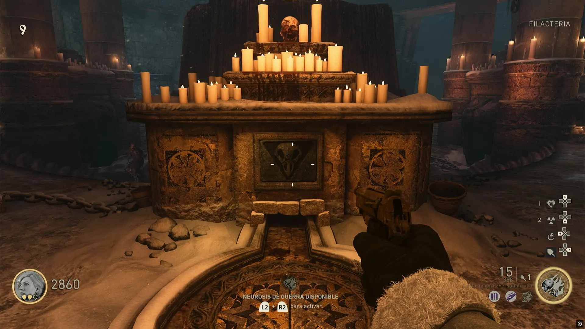 El santuario en Filacteria