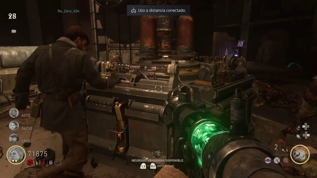 Pedestal del Arma Tesla en Puesto de Mando