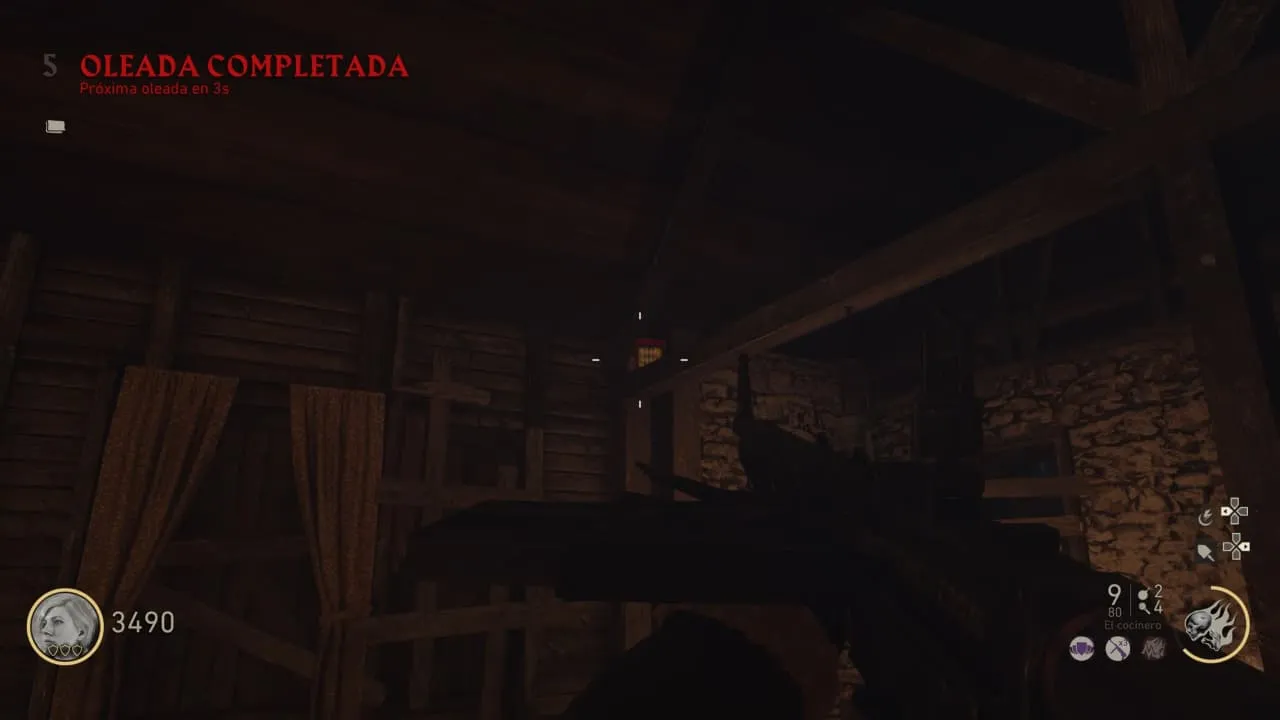 Viga sobre la escalera cercana a la MP-40
