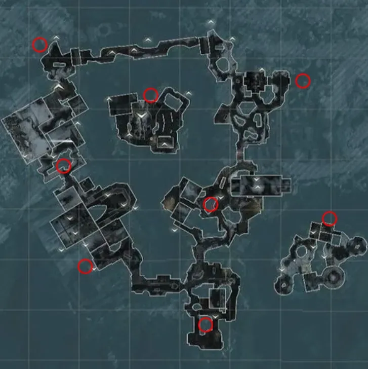 Mapa de ubicaciones de runas